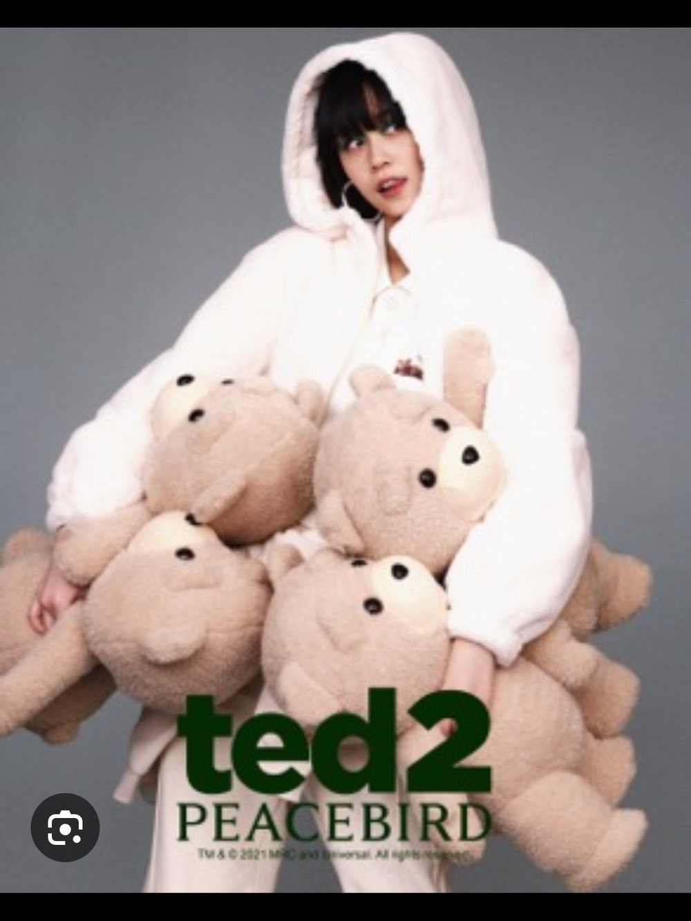 Peacebird Teddy Bear Jacket